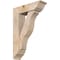 Ekena Millwork Funston Traditional Smooth Bracket w/ Offset Brace, Douglas Fir, 7 1/2"W x 26"D x 38"H BKT0806X26X38FST01SDF - alternate 1